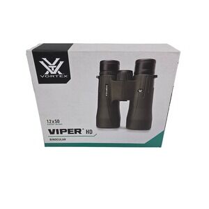 Vortex Viper HD 12x50 Binoculars V202 with GlassPak Harness Green